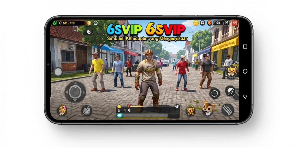 Tampilan gameplay 6SVIP dengan interaksi karakter yang hidup.