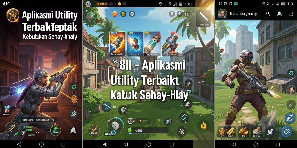 Tampilan utama <strong>8II</strong> dengan beragam fitur Utility yang menarik.