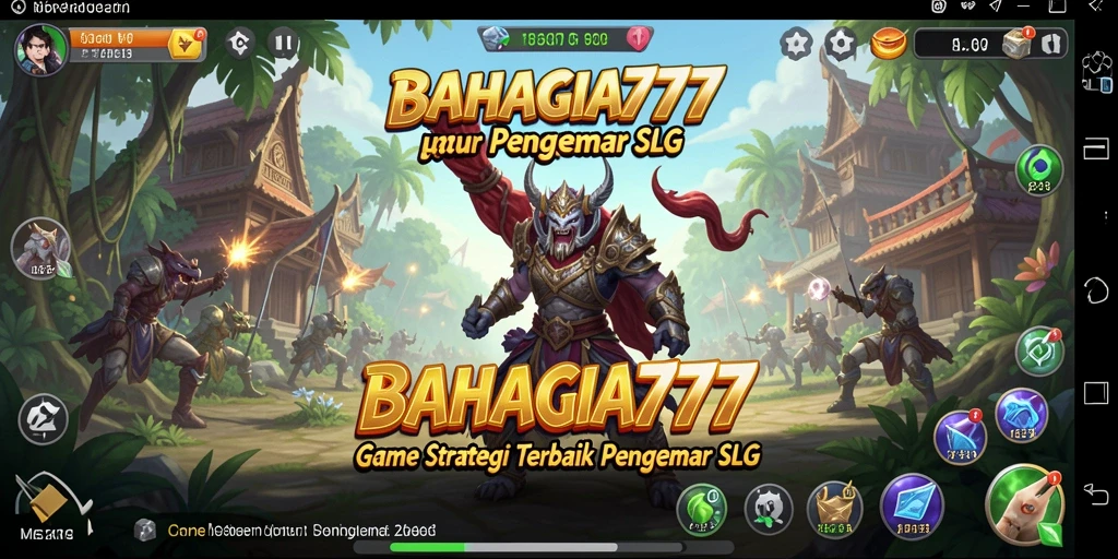 Tampilan gameplay <strong>BAHAGIA777</strong> yang menarik dan penuh warna.