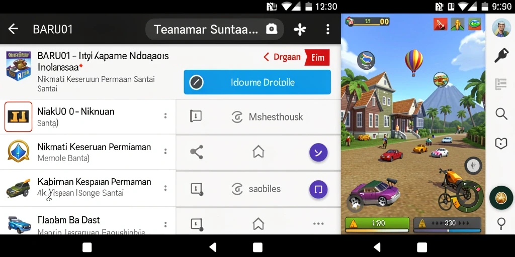 Tangkapan layar gameplay <strong>BARU01</strong> menunjukkan aksi seru dan grafis yang menawan.