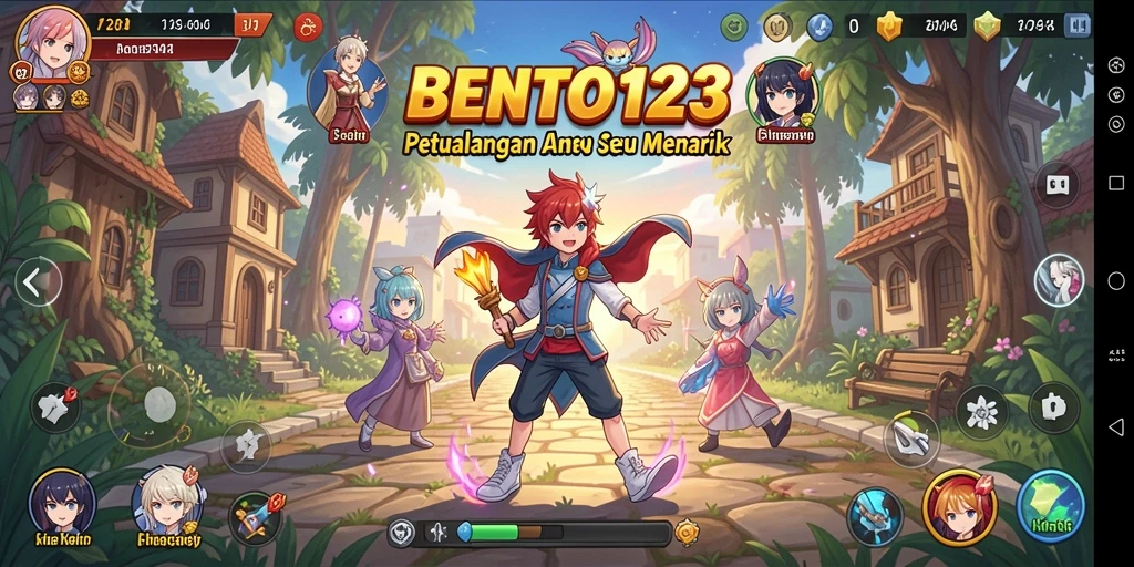 Gameplay menarik di BENTO123 dengan karakter Anime ikonik.