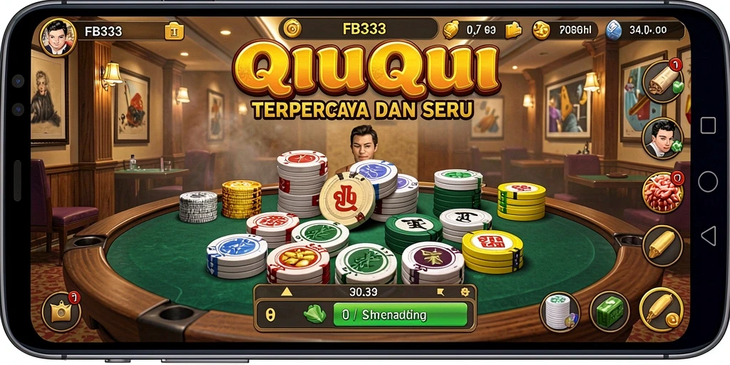 Tampilan gameplay QiuQiu yang seru di FB333.