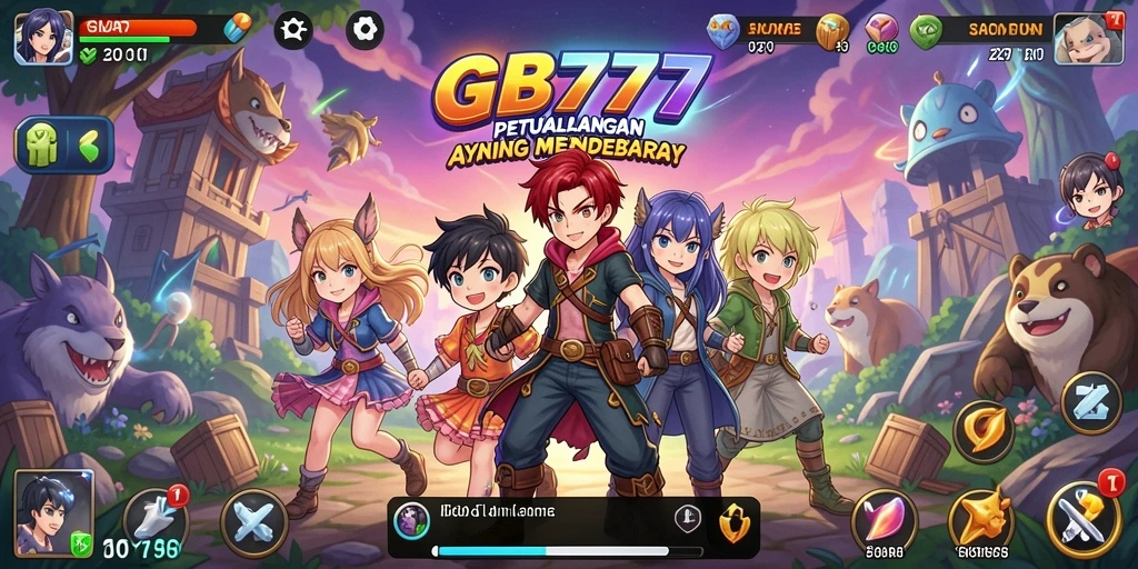 Screenshot gameplay anime yang seru dan menarik.
