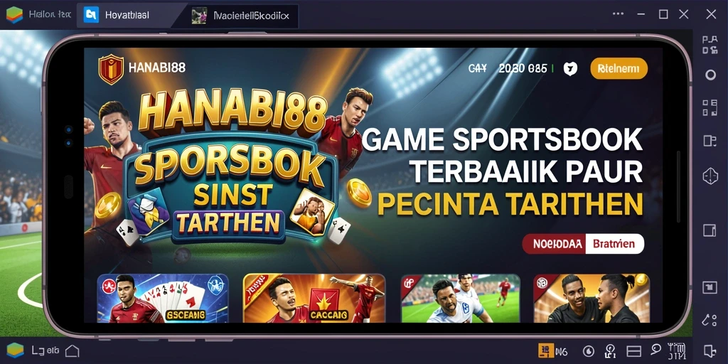 Tampilan utama HANABI88 dengan berbagai pilihan taruhan olahraga.