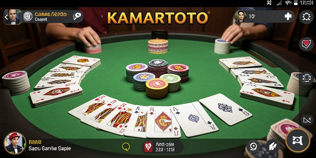 Gameplay Gaple yang seru dan interaktif di KAMARTOTO.