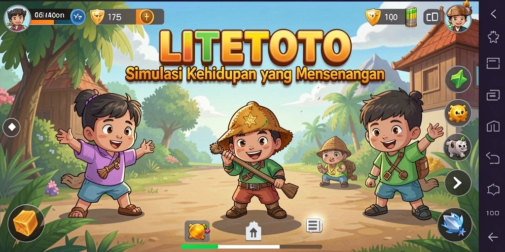 Gameplay menarik LITETOTO dengan grafis yang memukau.