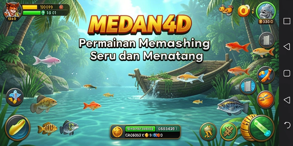 Menampilkan gameplay menarik dari MEDAN4D yang penuh aksi memancing.