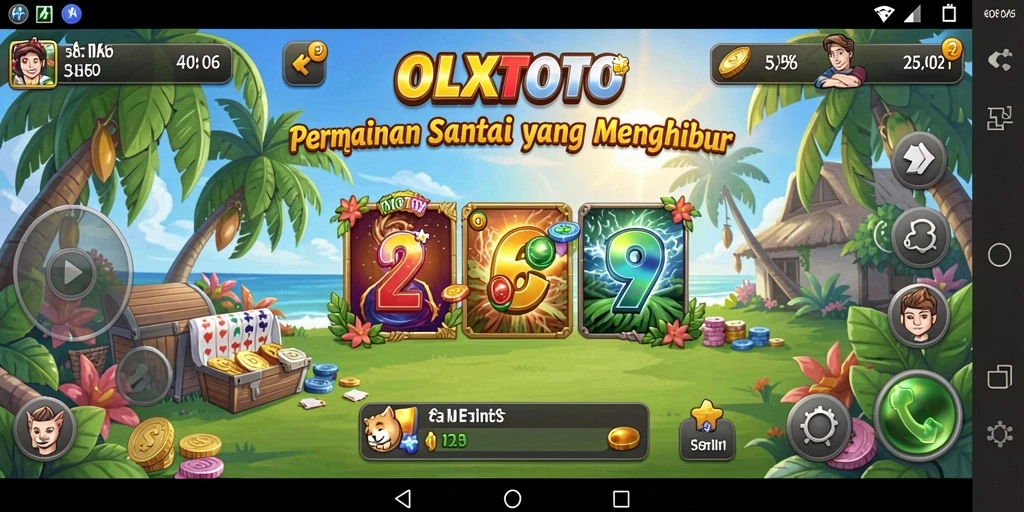 Tampilan gameplay OLXTOTO yang menarik dan ceria.
