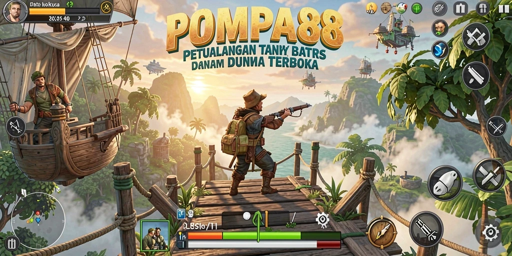 Gameplay POMPA88 yang memukau dalam dunia terbuka.