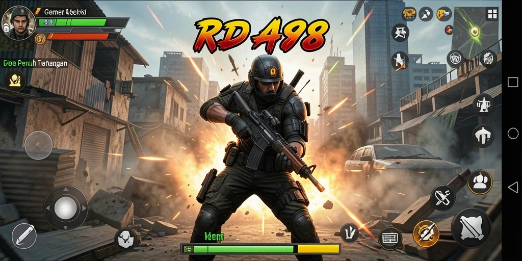 Tampilan gameplay RDI88 yang menegangkan dan dinamis.