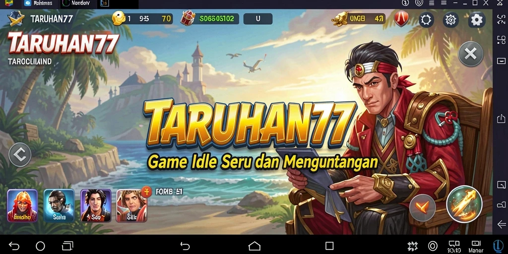 Tangkapan layar gameplay TARUHAN77 yang menunjukkan keseruan dan strategi Idle.