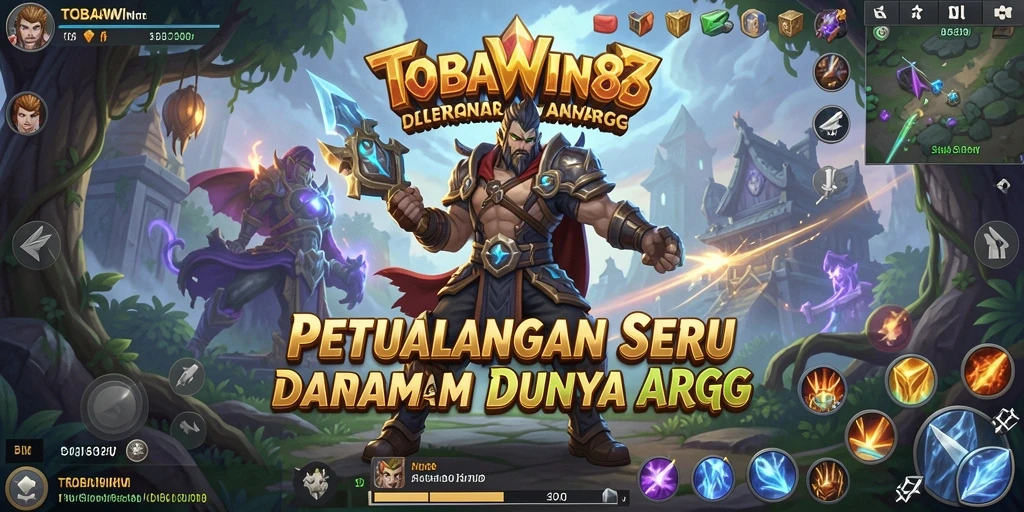 Gameplay seru TOBAWIN88 dengan aksi pertarungan menarik.