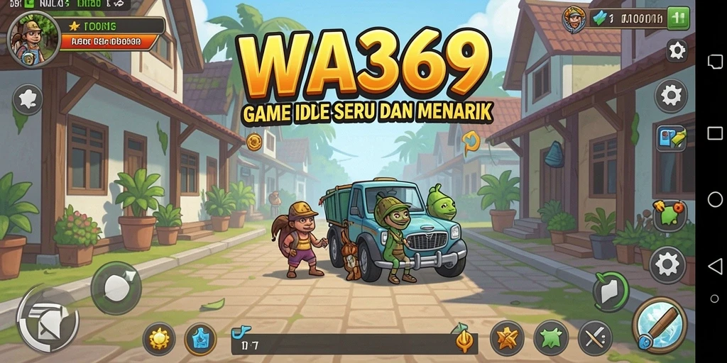 Tampilan gameplay menarik dan penuh warna dalam WA369.