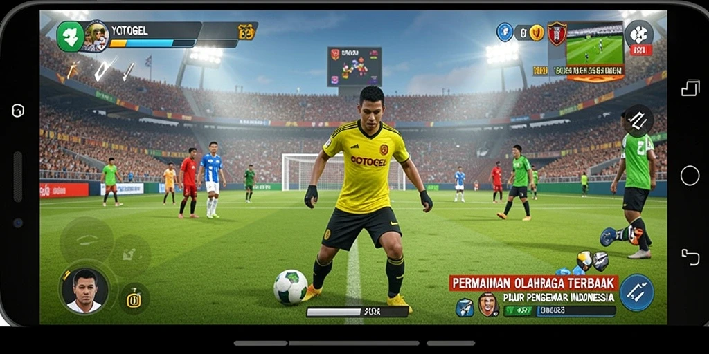 Tampilan gameplay menarik dari YOTOGEL dalam aksi permainan olahraga.